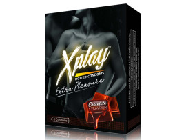 Xplay Dotted Condoms Chocolate Flavoured